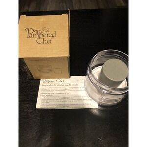 Pampered Chef Round Ice Cream Sandwich Maker #2485 3" New